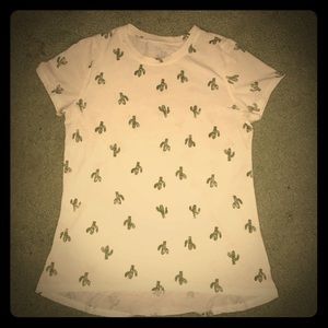 Off White Cactus Shirt Size Medium